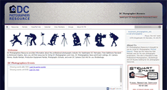 Desktop Screenshot of dc-photographers-resource.com